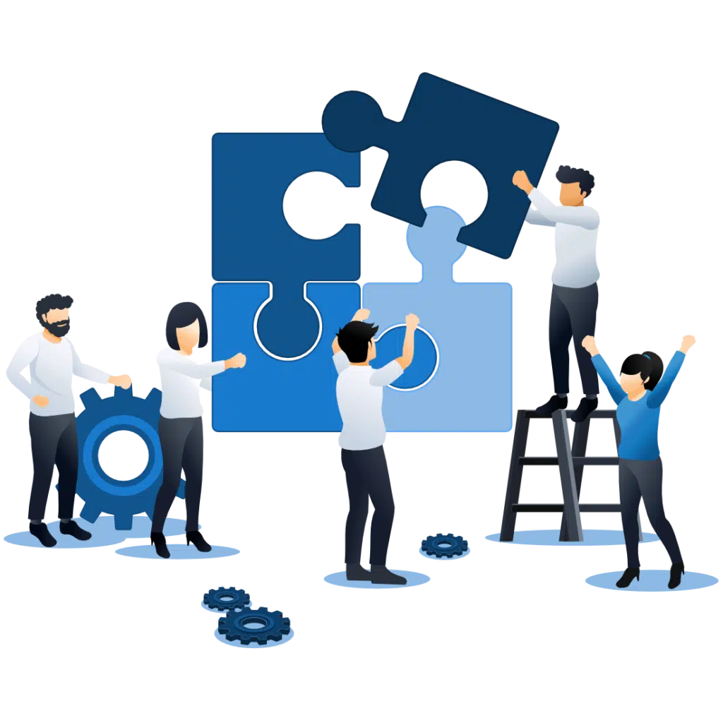 Teamwork illustration