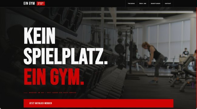 Demo Website von Webiento Webdesign