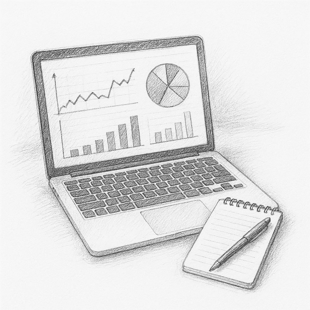 webiento-website-analyse-KMU Laptop mit Analyse